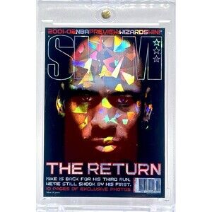 Michael Jordan Custom SLAM Series 2 Art Cards – 10 Card Cracked Ice Holo Lot